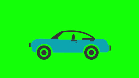 car-icon-Animation.-Vehicle-loop-animation-with-alpha-channel,-green-screen.